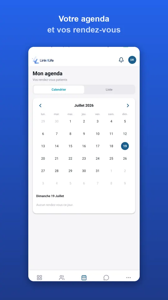 Votre agenda et vos rendez-vous