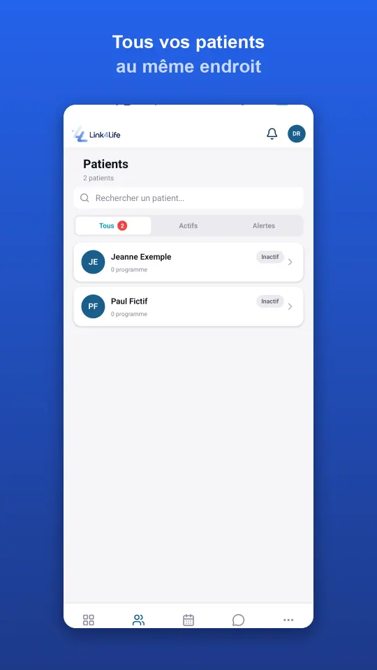 Tous vos patients au même endroit